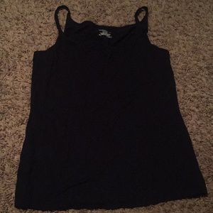 black tank top